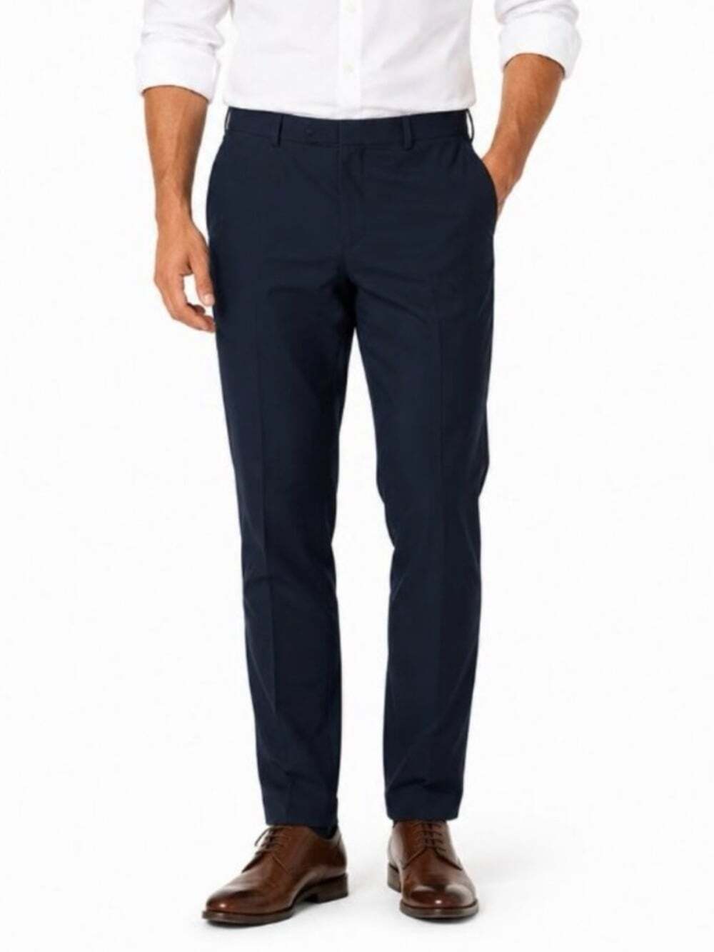 Calvin Klein Performance Slim Stretch Travel Dress Pants Navy 34x32